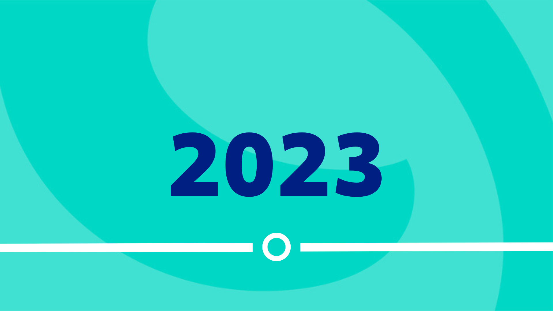 Timeline image with the text 2023