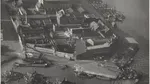 An aerial shot of a factory
