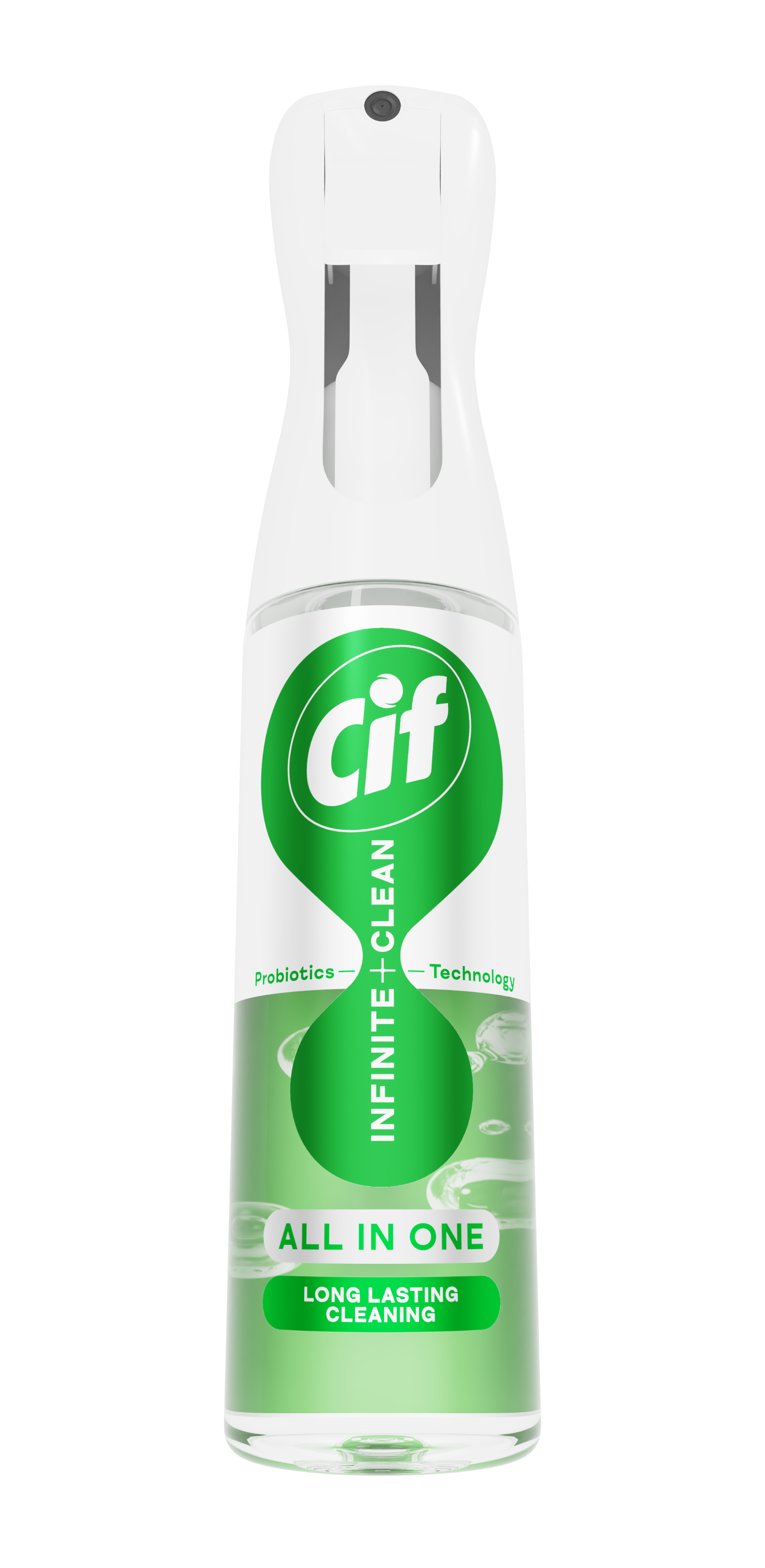 Cif Infinite + Clean all-in-one cleaning spray bottle