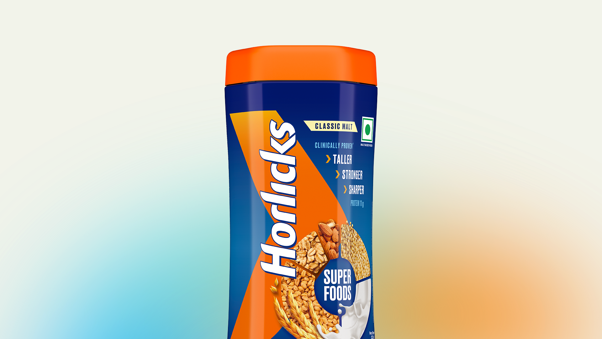 Horlicks packaging