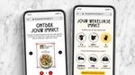 Detail of two mobile phone screens detailing the impact you can make by switching to eating plant-based meat powered by The Vegetarian Butcher