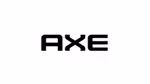 The logo for Unilever Personal Care’s Axe brand (aka Lynx). Bold typography in black capital letters
