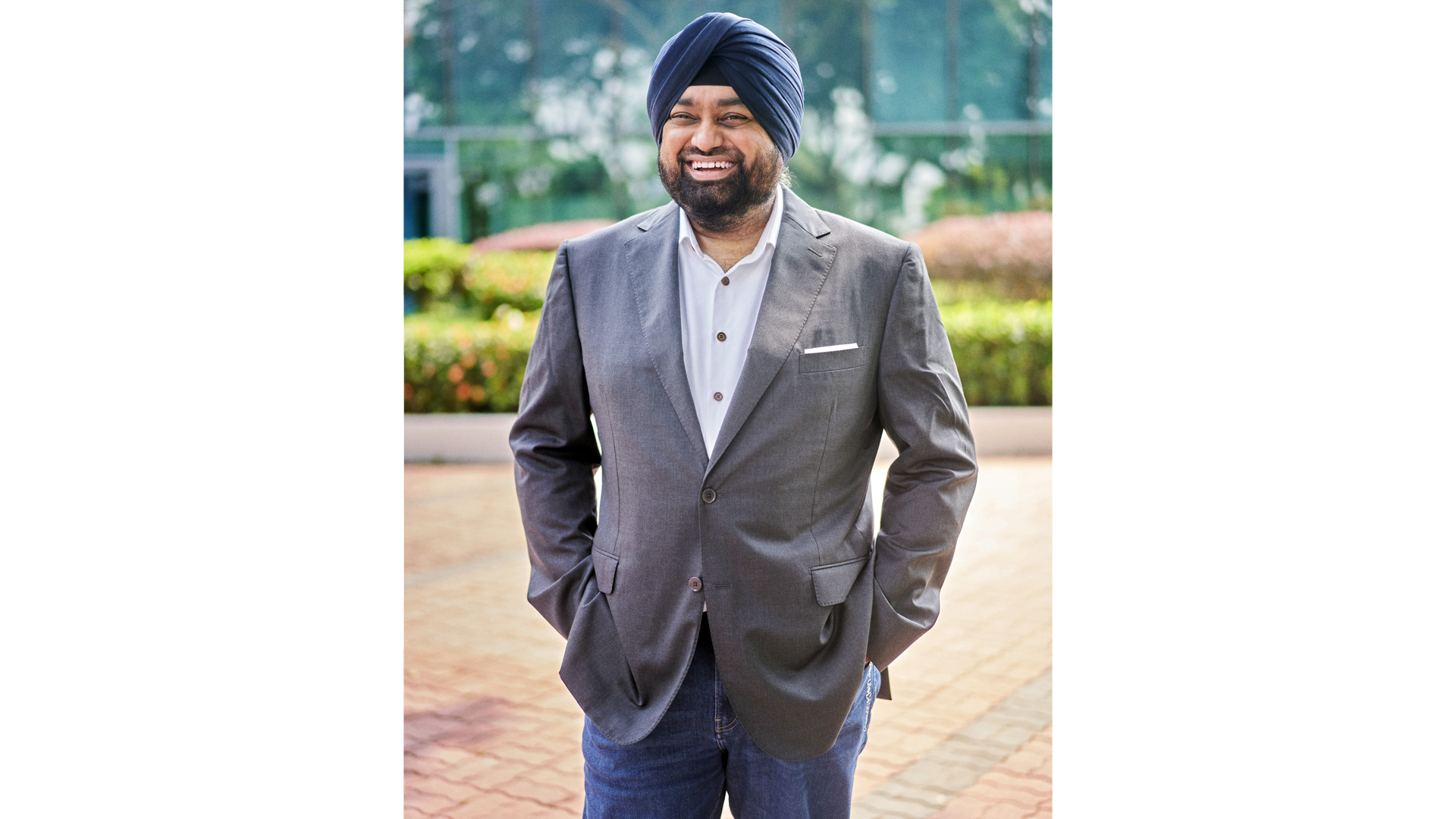 Headshot of Samir Singh, Global CMO, Personal Care 