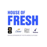 House of Fresh campaign featuring Dove, Dove Men+Care and Rexona as official FIFA World Cup 2026 sponsors.