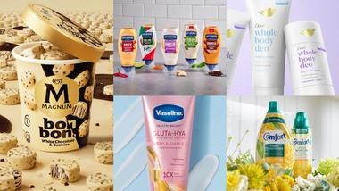 Montage of Unilever products