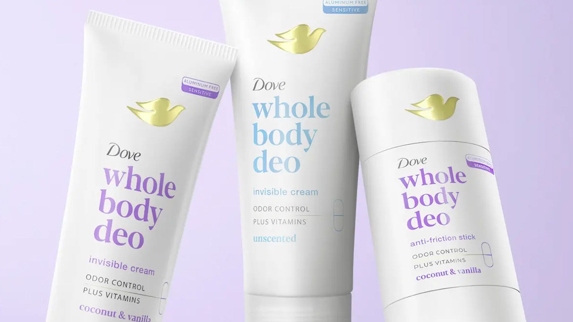Dove’s Whole Body Deo from Unilever’s Personal Care portfolio.