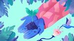 Two hands holding a seedling