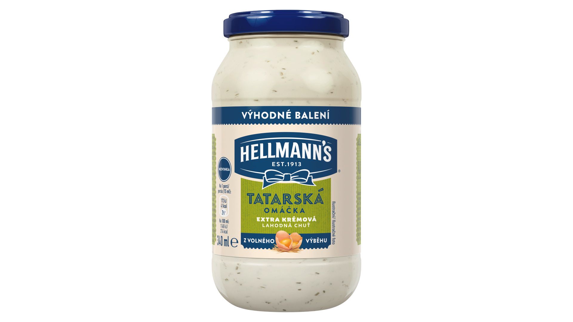A jar of Hellmann’s Tartar Sauce.