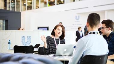 Unilever employees in UK Leatherhead office