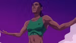An illustration of athlete Caster Semenya