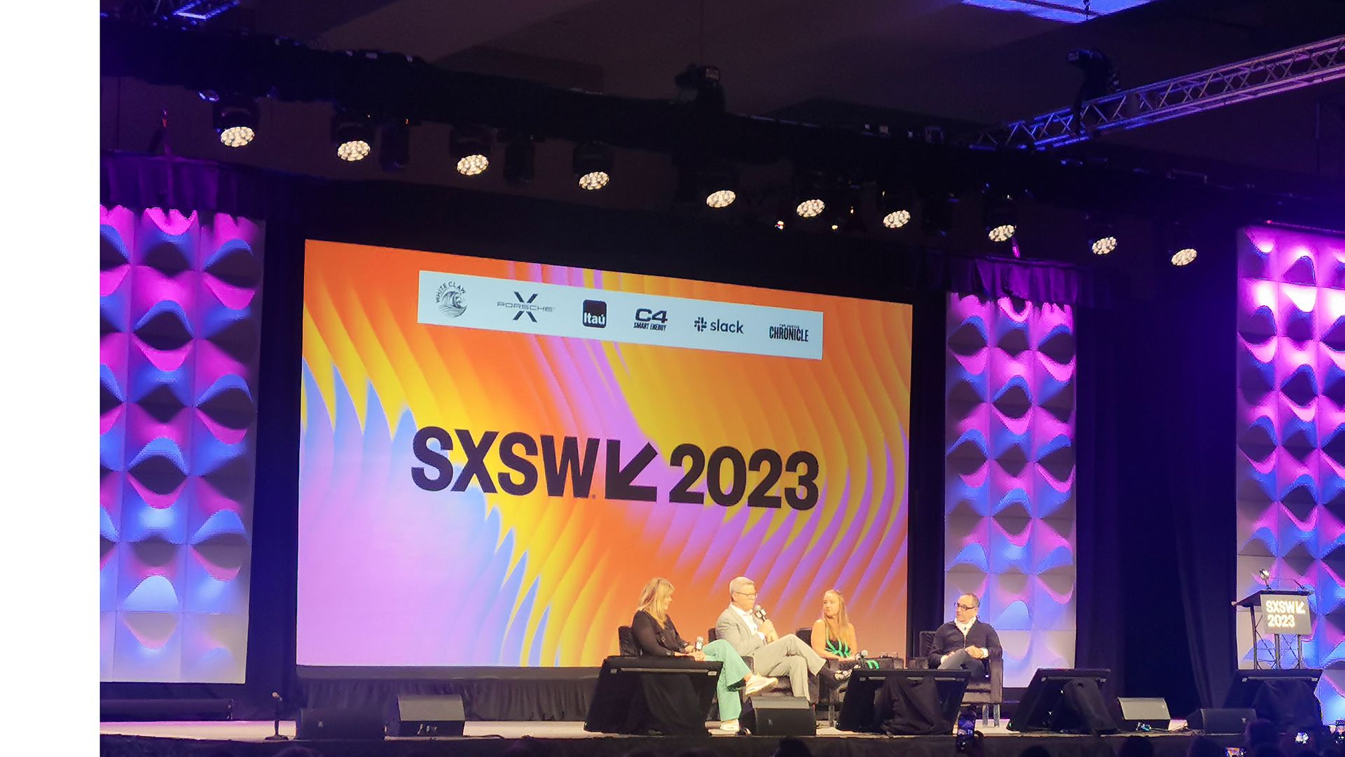 Conny Braams, Unilever Chief Digital and Commercial Officer on the SXSW stage