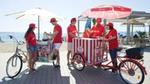 Frigo vendors on a beach