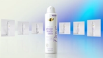 A can of Dove Whole Body Deo in the centre foreground with six additional images of the product in the background, three on each side.