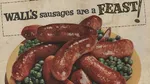 An advert for Walls sausages
