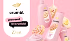 Advert for Dove’s body care range created in partnership with Crumbl Cookies.
