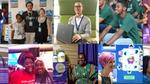 Collage of photos of young South African job seekers taking part in the LevelUp upskilling programme