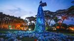 30-foot sculpture ‘Turn off the plastic tap’ by Canadian artist Benjamin von Wong, made with plastic waste from Kibera slum.