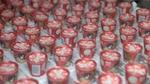 Cornetto's in a factory