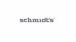 The logo for Unilever’s Schmidt’s brand. Grey-blue lower-case text reading ‘Schmidt’s’