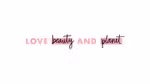 The logo for Unilever Beauty & Wellbeing’s Love Beauty and Planet brand. Black and pink text in a mixture of typography