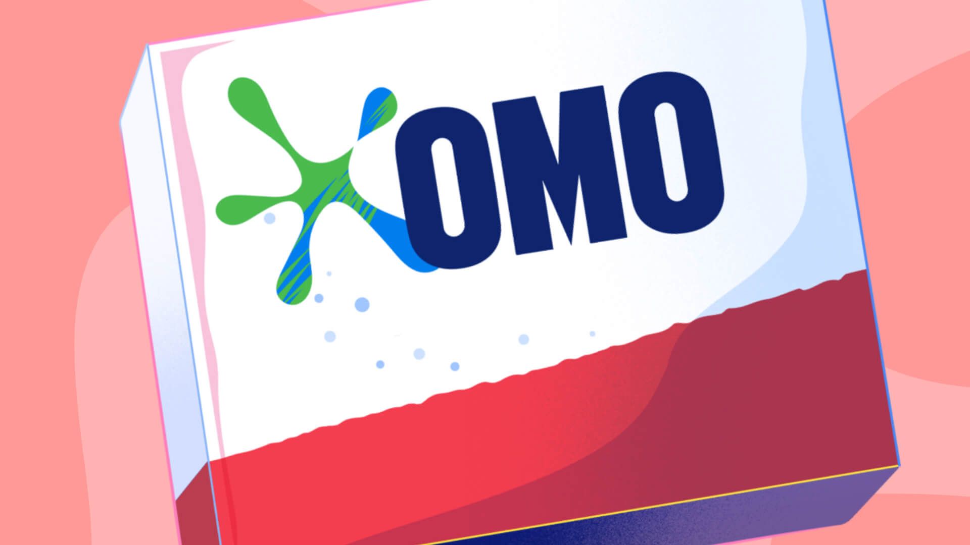 Omo packshot illustration