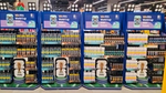 Unilever Personal Care in-store display for the FIFA World Cup 2026™ showing Rexona, Dove and Axe products.
