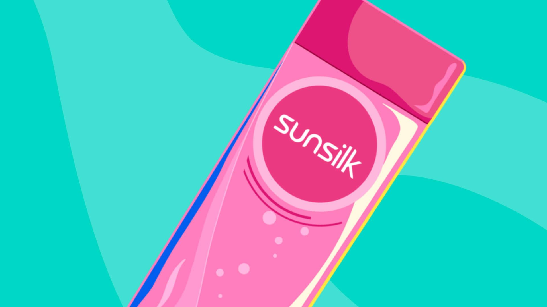 Sunsilk packshot illustration