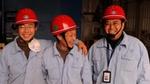 A group of factory workers in China