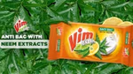 Image of orange pack of Vim anti-bac soap with neem fragrance