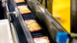 A pack of Unilever noodles on the production line at the Poznan factory