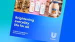 The cover of Unilever’s 2024 Annual Report and Accounts showing brand images of Magnum, Dove and Hellmann’s