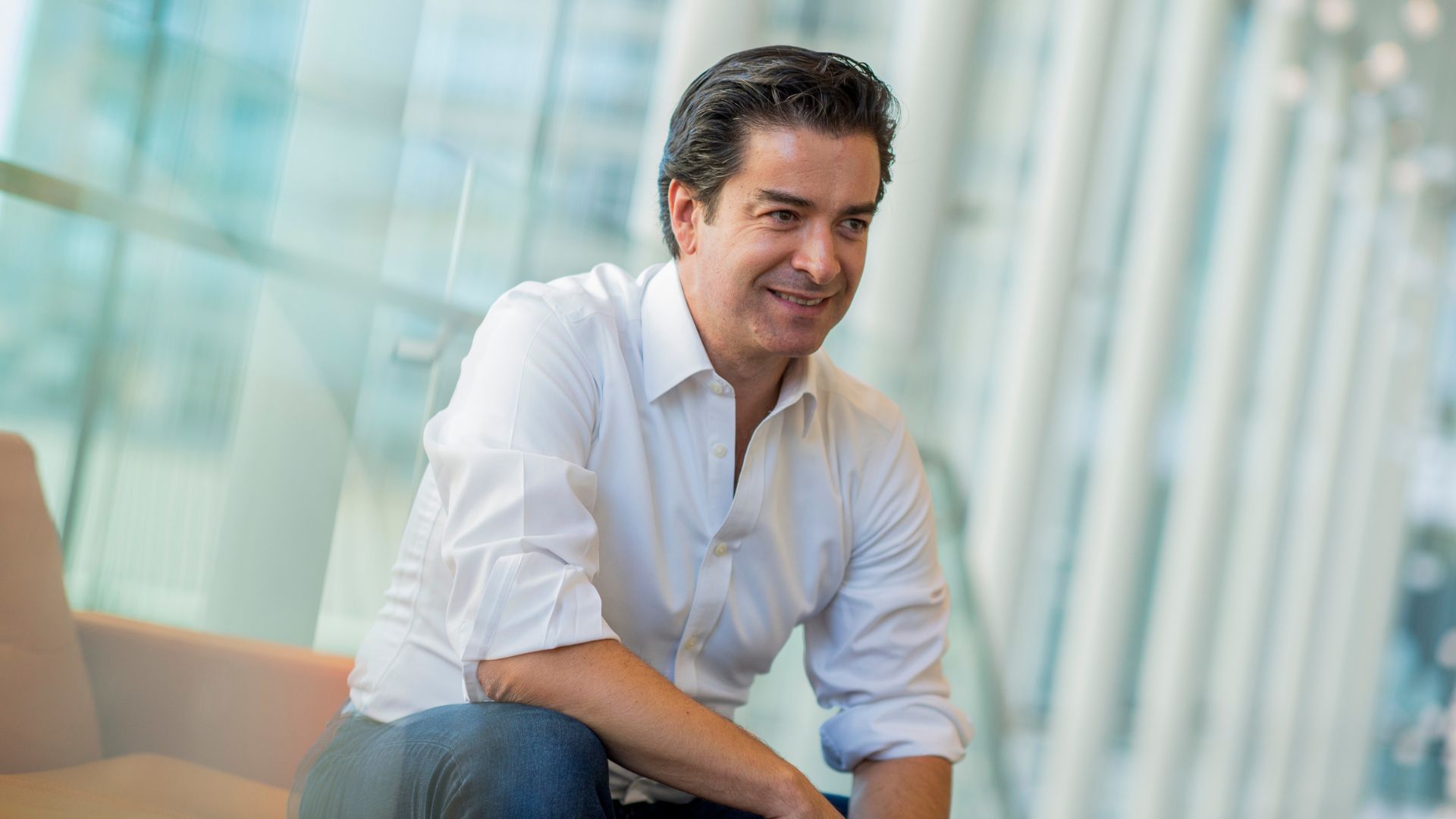 Alberto Prado, Global Head of R&D Digital & Partnerships at Unilever. He is white with dark hair, wearing a white shirt.