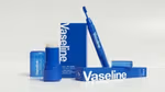 Vaseline Originals products: the Prinmer & Highlighter and the Brow Tamer Jelly. Both in blue packaging with white writing.
