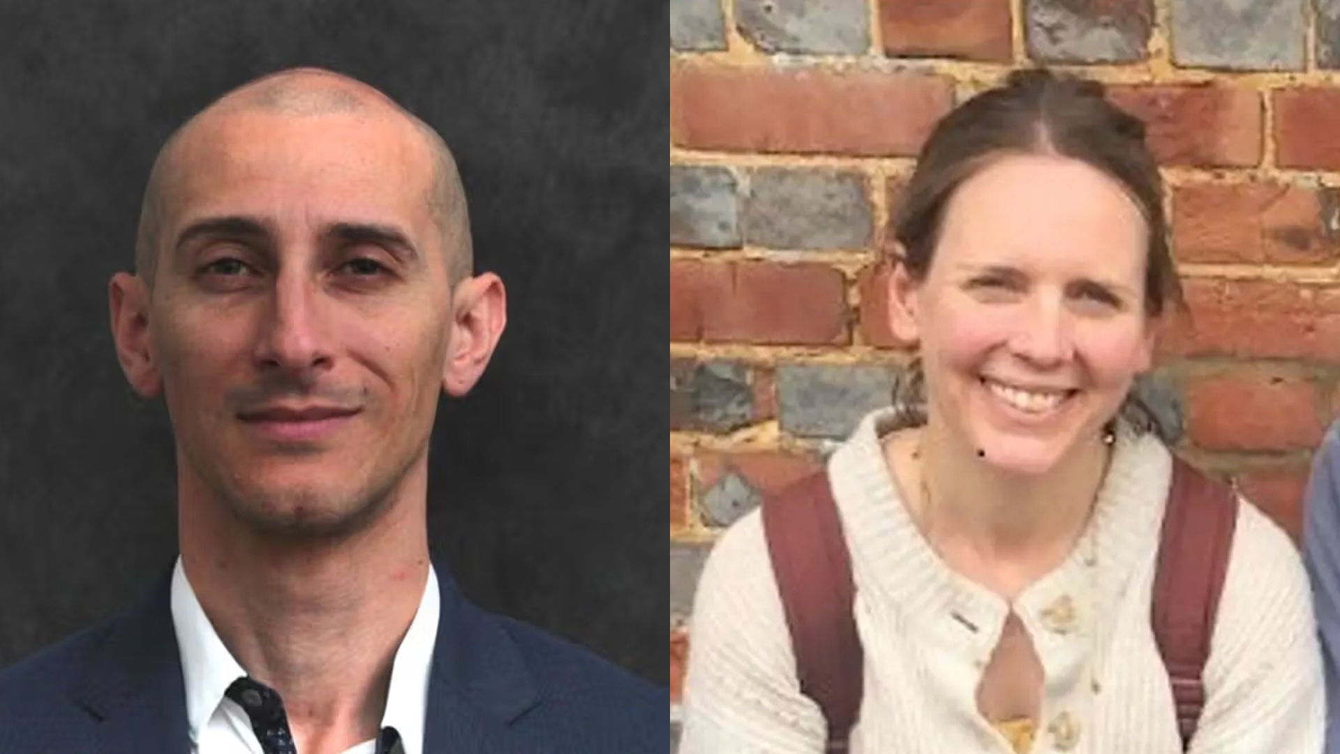 Subhi Barakat and Hannah Hislop